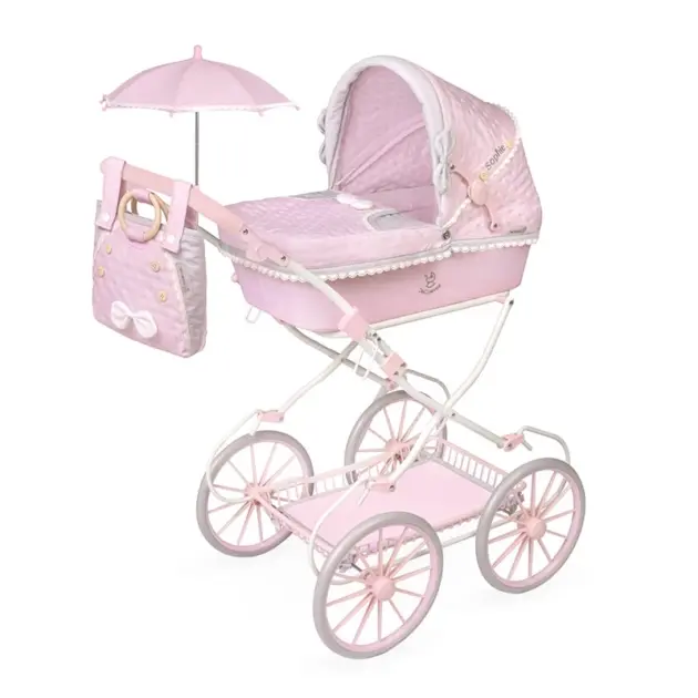 Coche de Muñecas Sophie Plegable con Sombrilla – DeCuevas Toys 81075