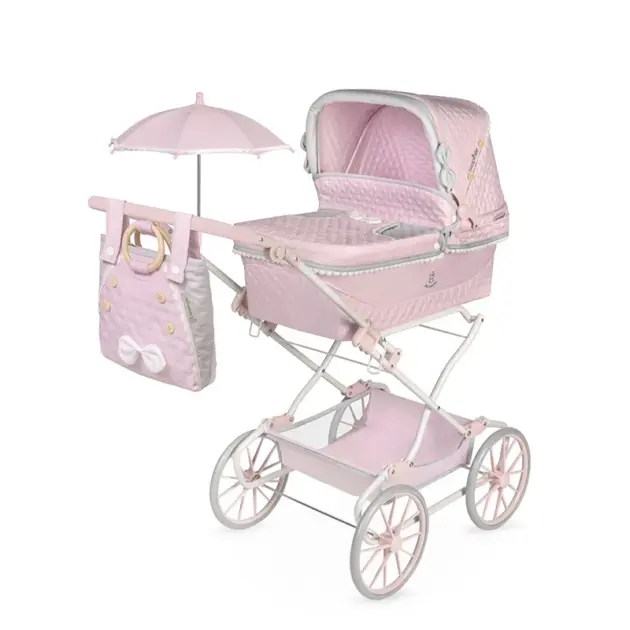Coche de Muñecas Reborn “Sophie” Plegable con Sombrilla – DeCuevas Toys (Ref. 82075)