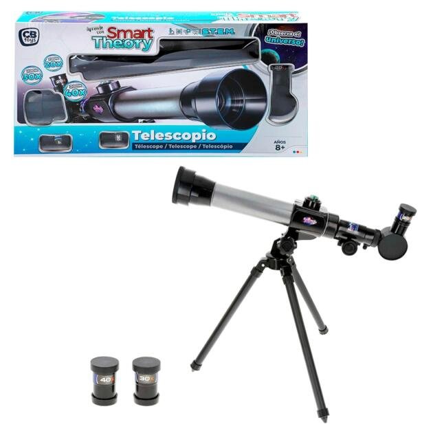 Telescopio Infantil Smart Theory 20X–40X con Trípode
