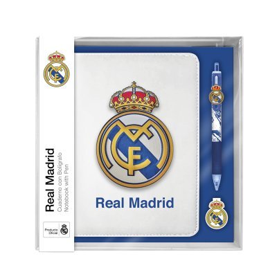Set de Libreta y Bolígrafo Real Madrid