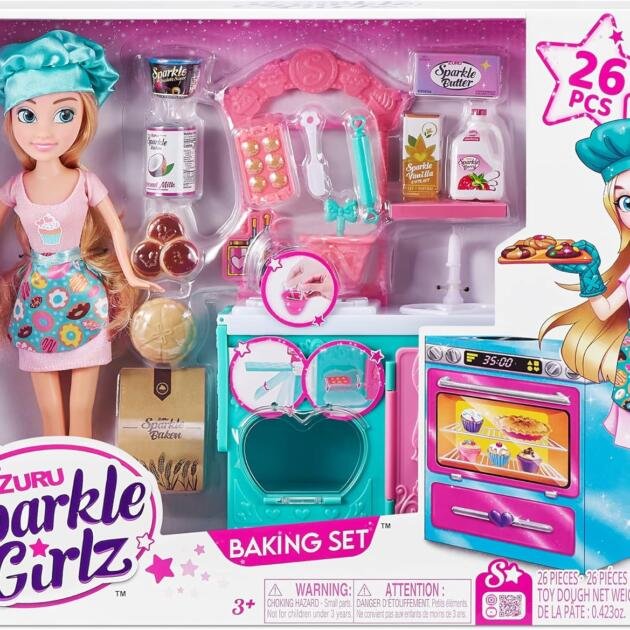 Zuru Sparkle Girlz – Set de Repostería con Muñeca (26 piezas)