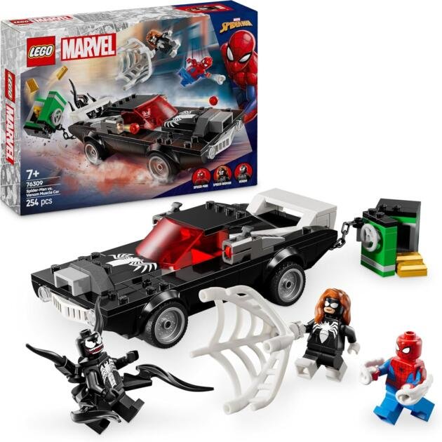 LEGO Marvel – Spider-Man vs Venom Muscle Car (254 piezas)