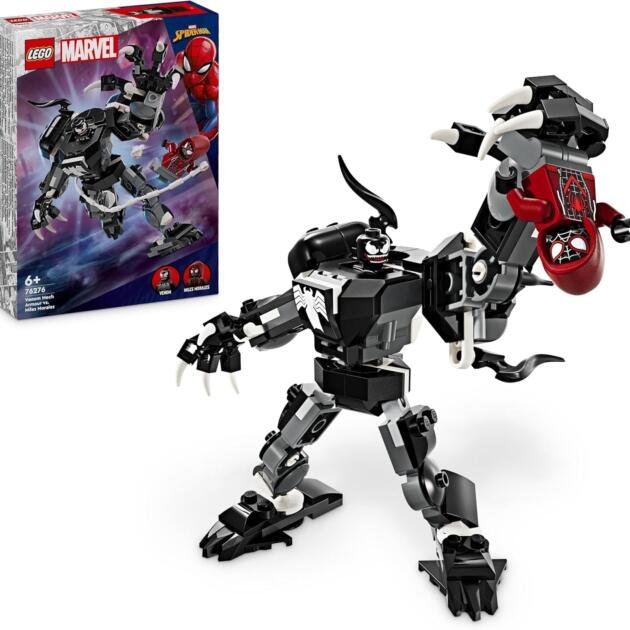 LEGO Marvel Venom Mech vs Miles Morales – Set de Construcción 76276