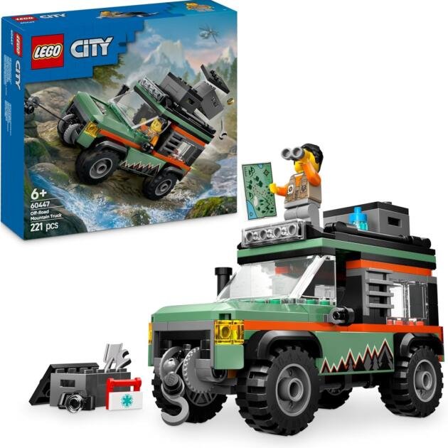 LEGO City Todoterreno 4x4 de Montaña (60447) – Aventura Off-Road sin límites