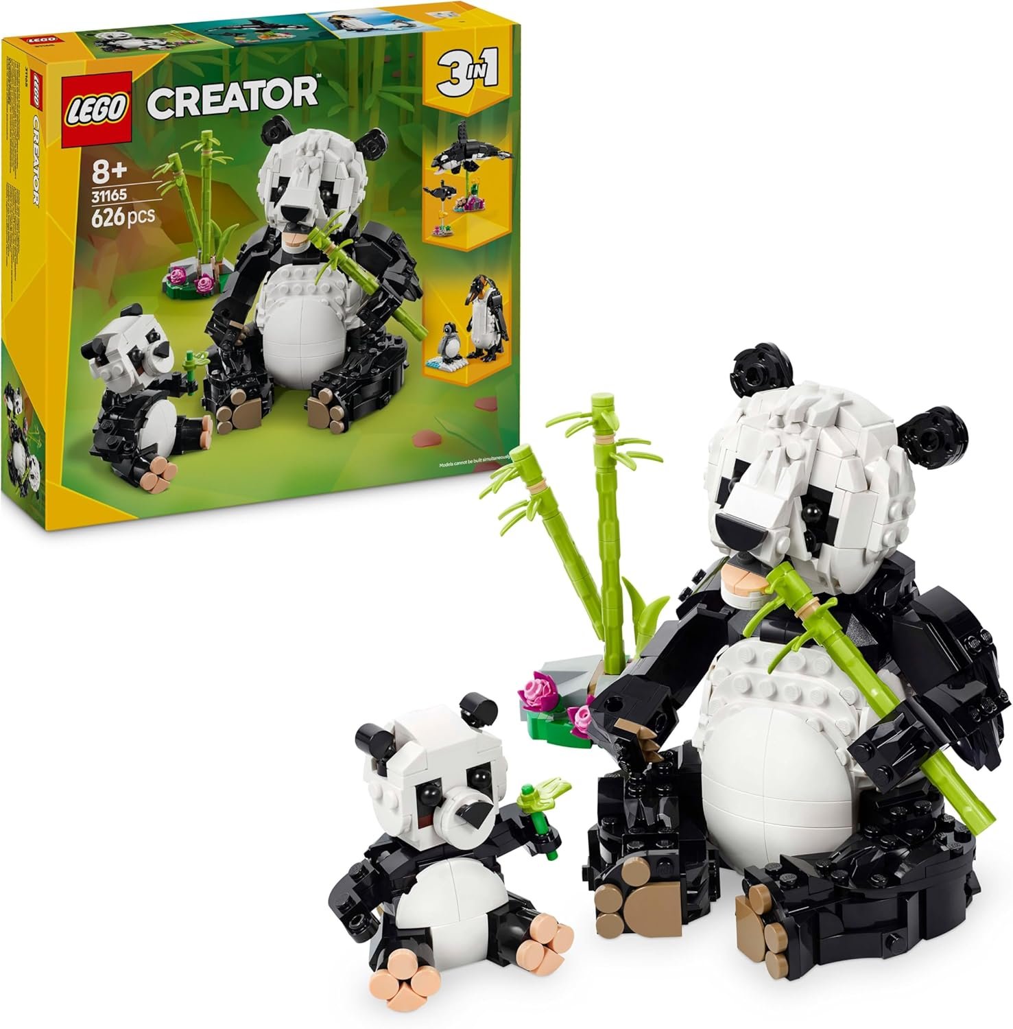 ¡Aventuras 3 en 1! Familia de Animales LEGO® Creator 31165