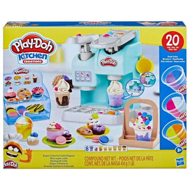 Play-Doh Super Colorful Café – Máquina de Helados y Postres