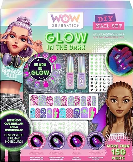 Set de Manicura WOW Generation Glow in the Dark | Más de 150 Piezas