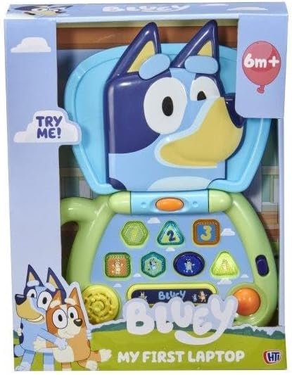 Ordenador Portátil Infantil Bluey “My First Laptop” con Luces y Sonidos