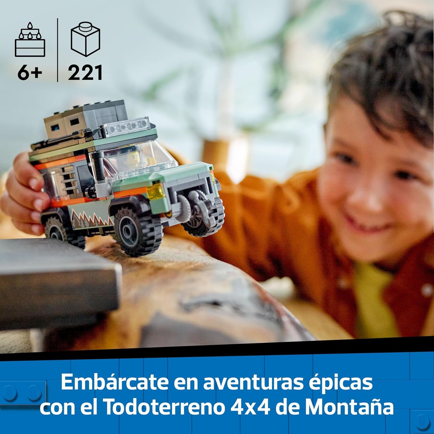 LEGO City Todoterreno 4x4 de Montaña (60447) – Aventura Off-Road sin límites - Imagen 2