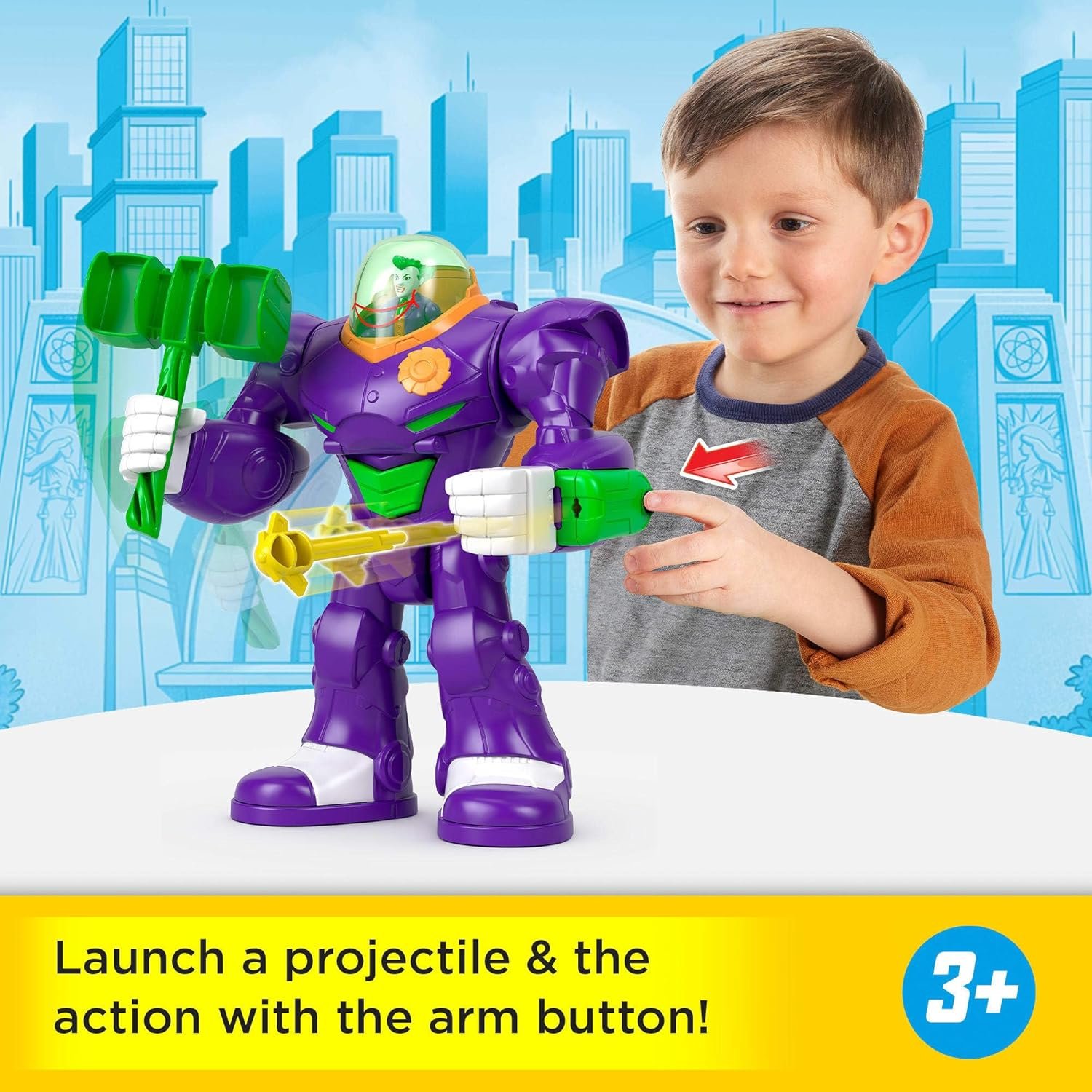 Imaginext Super Friends – Robot Martillo del Joker - Imagen 3