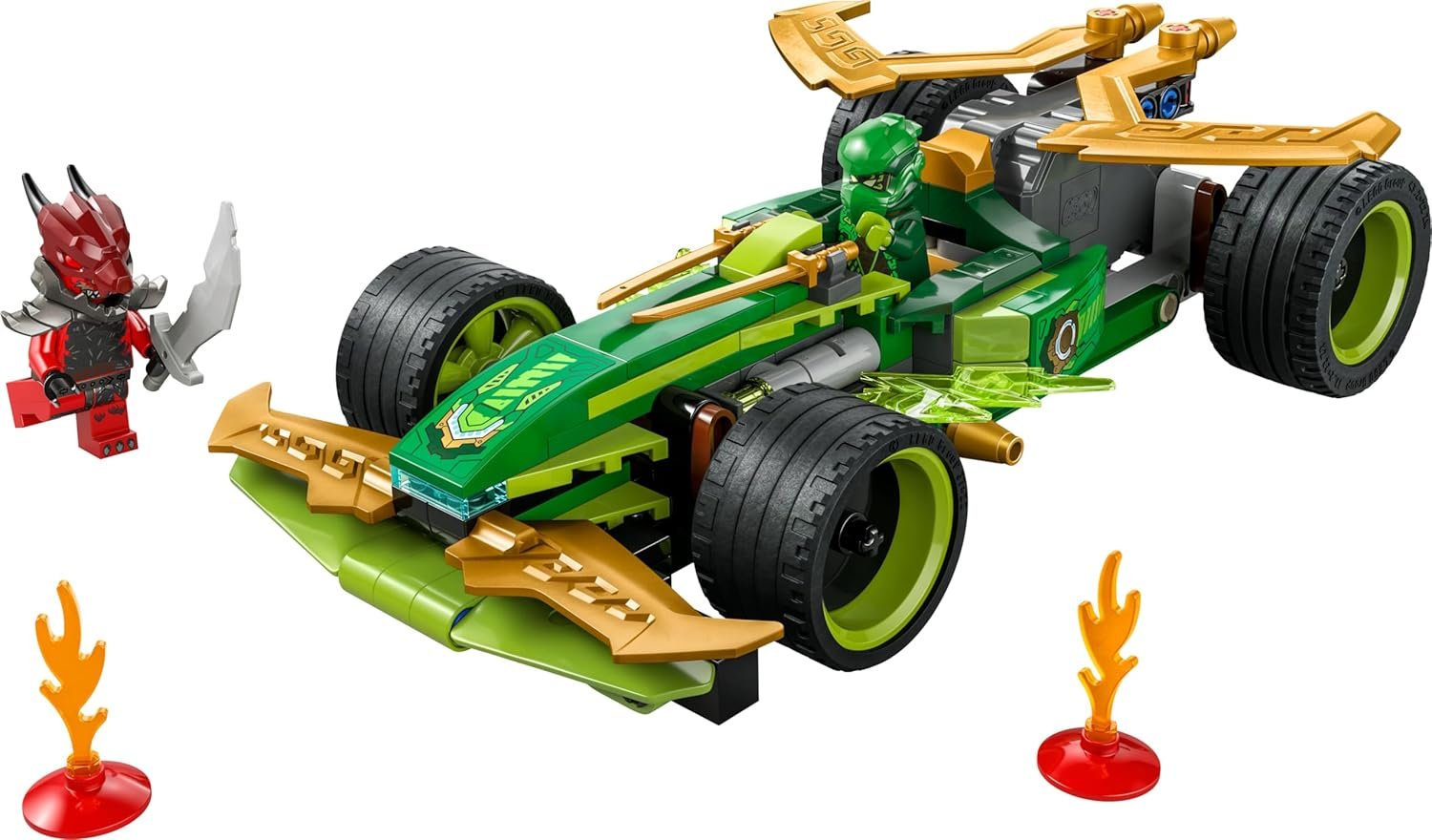 LEGO® NINJAGO® 71828: Coche de Carreras Pull-Back de Lloyd - Imagen 4