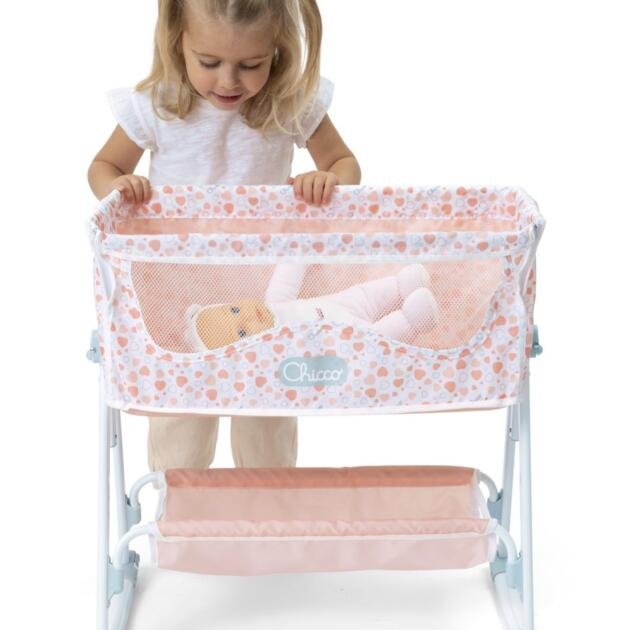 Cuna Mecedora de Juguete Chicco para Muñecas