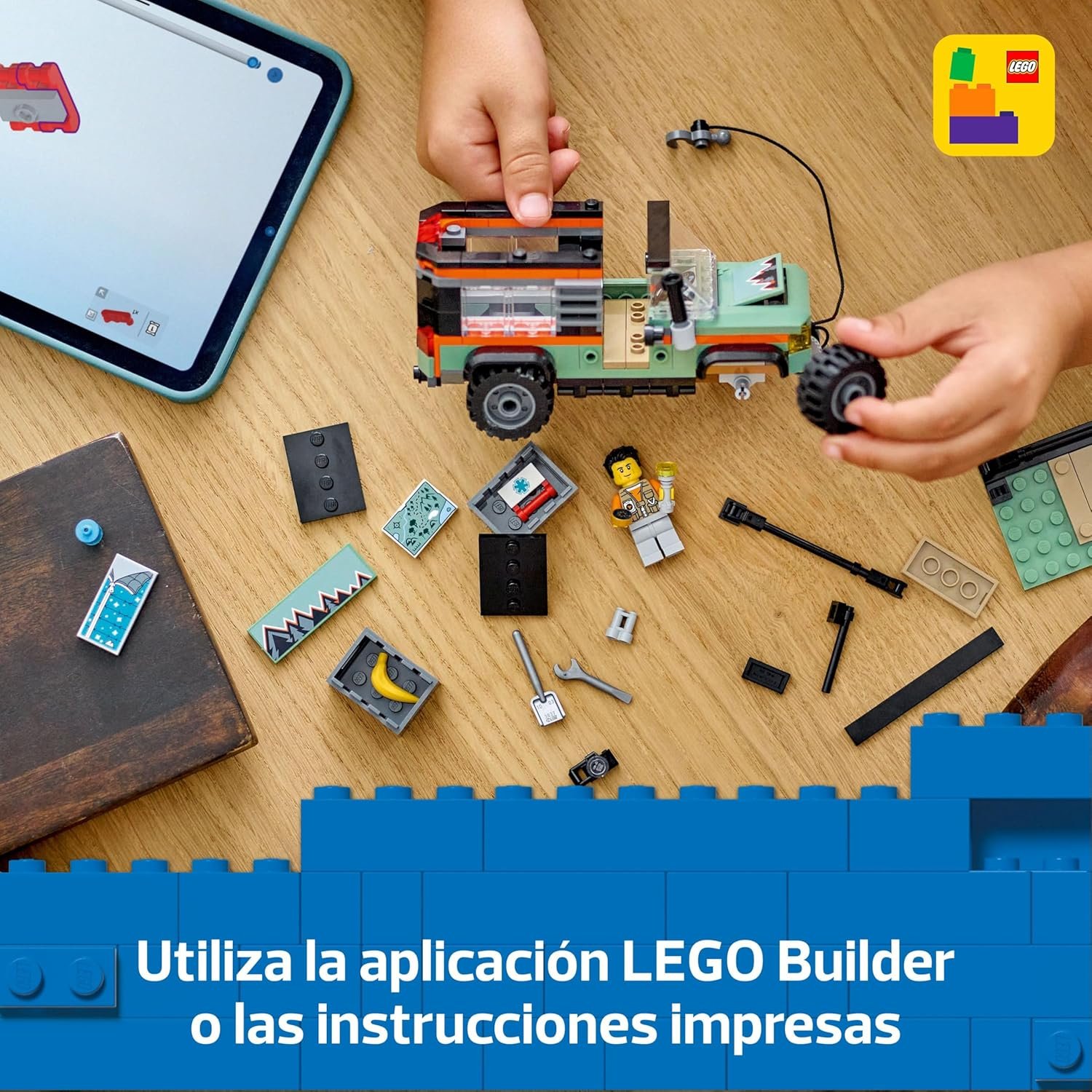 LEGO City Todoterreno 4x4 de Montaña (60447) – Aventura Off-Road sin límites - Imagen 5