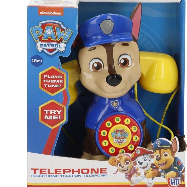 Teléfono Infantil Paw Patrol Chase con Sonidos y Melodías
