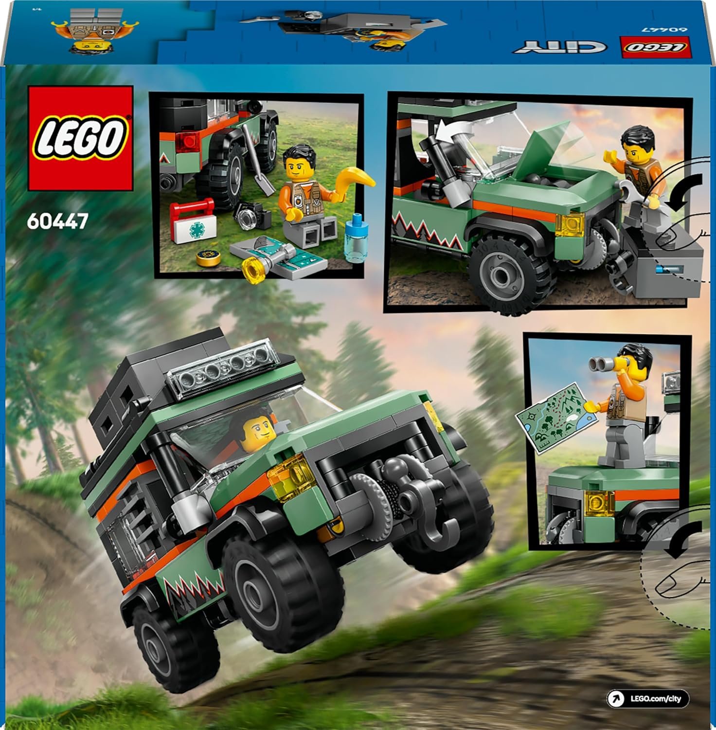 LEGO City Todoterreno 4x4 de Montaña (60447) – Aventura Off-Road sin límites - Imagen 6