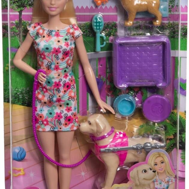 Barbie Veterinaria con Perritos y Accesorios