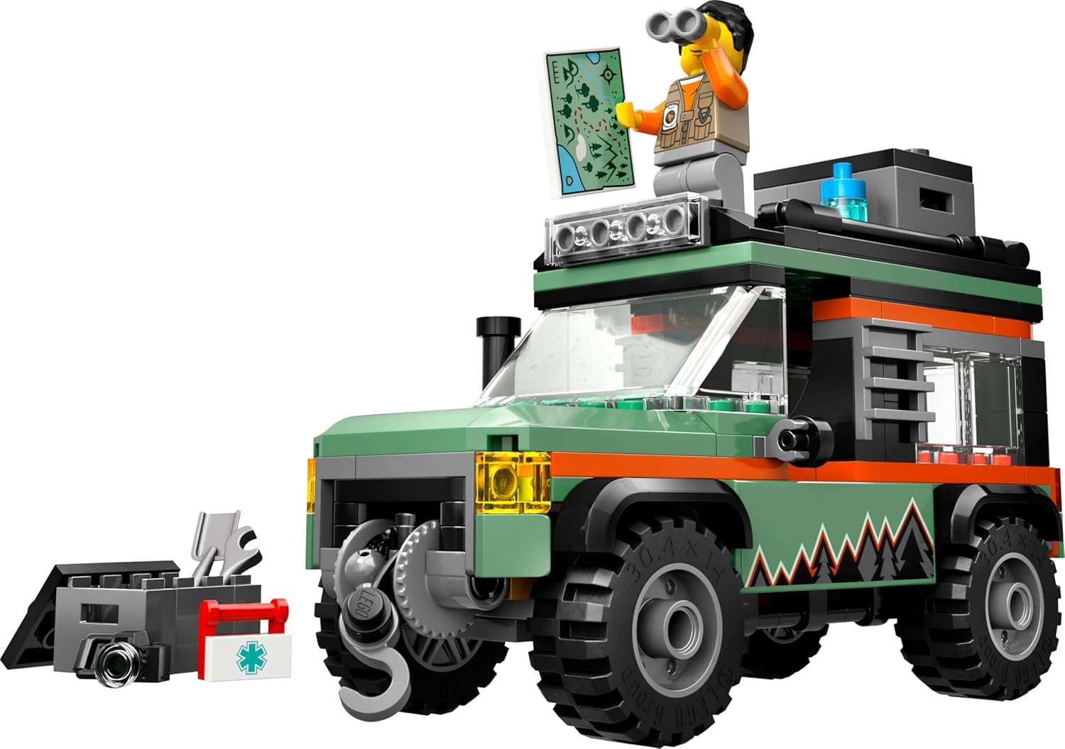 LEGO City Todoterreno 4x4 de Montaña (60447) – Aventura Off-Road sin límites - Imagen 7
