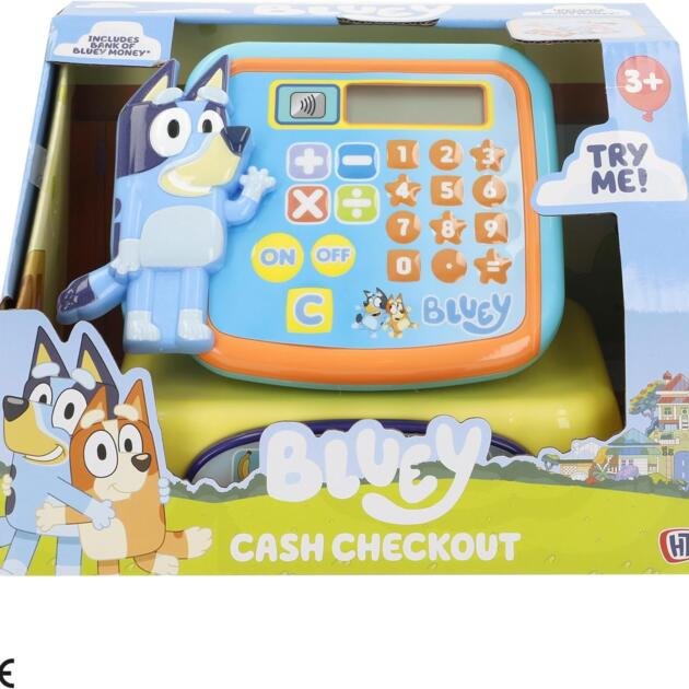 Caja Registradora Infantil Bluey con Sonidos y Accesorios