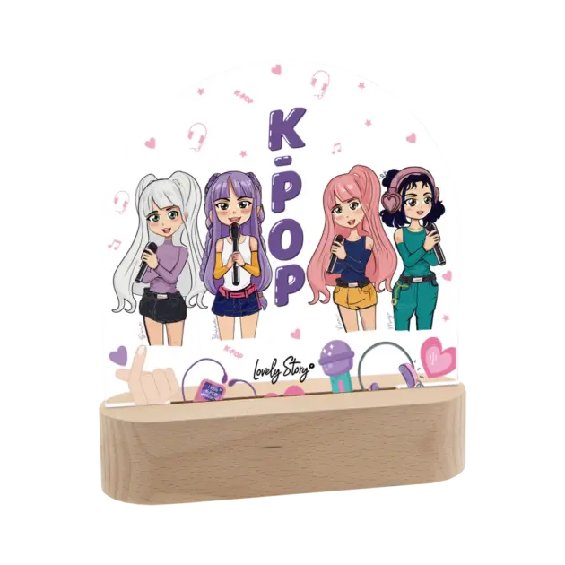 Lámpara de noche K-Pop Lovely Story