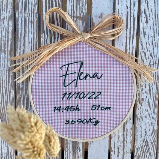 Bastidor de rafia Natalicio