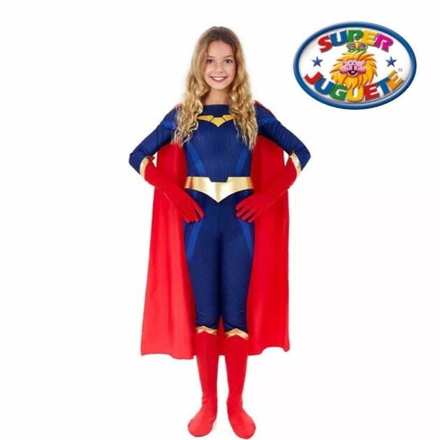 Disfraz de Superheroína con Capa Niña