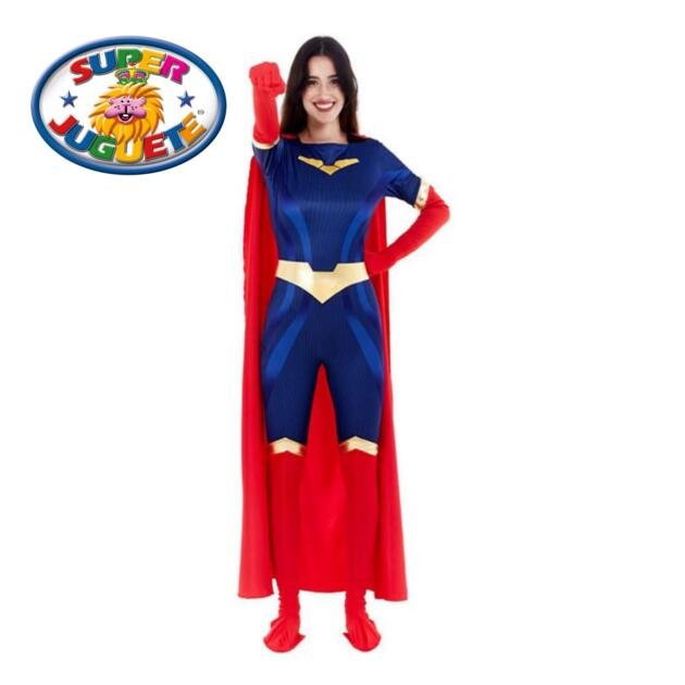 Disfraz de Superheroína Capa Roja Adulto