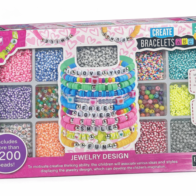 Kit de Abalorios para Pulseras – Caja Creativa con +3200 Piezas