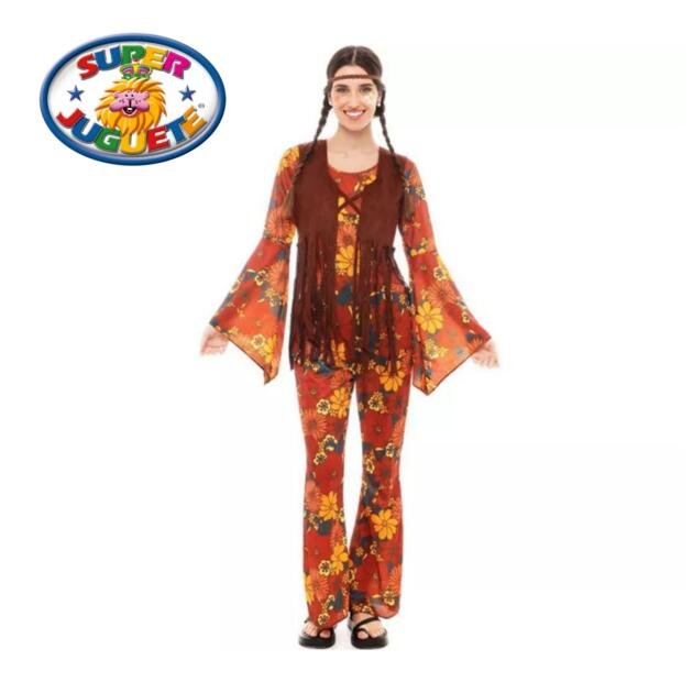 Disfraz Hippie Flower Power Adulto