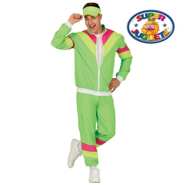 Disfraz Deportivo Retro Años 80 Adulto