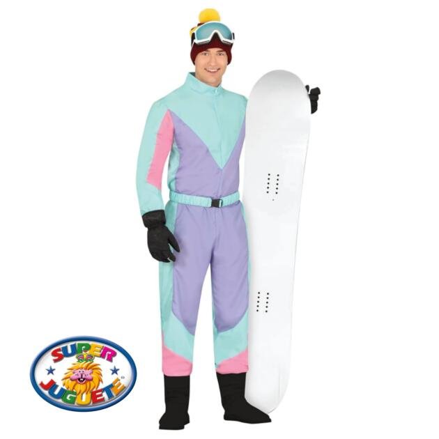 Disfraz Esquiador Retro Años 80 Adulto Unisex
