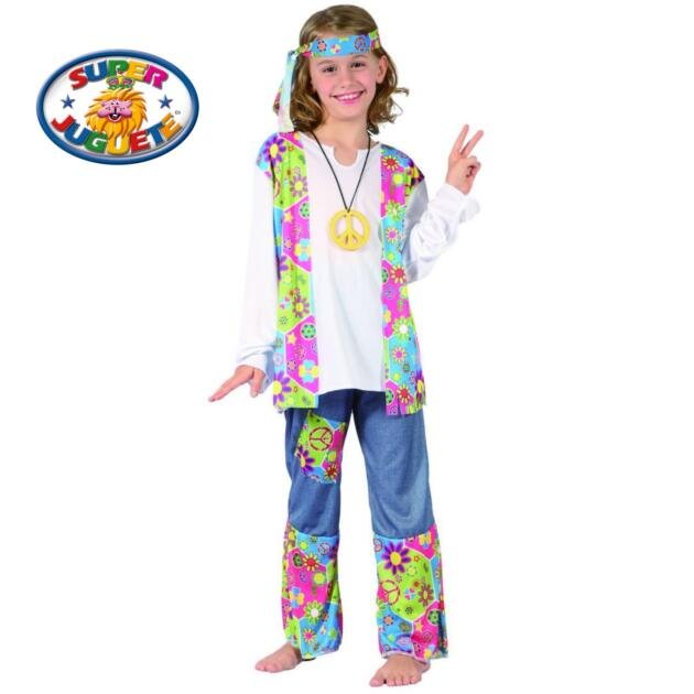 Disfraz Hippie Flower Power Infantil