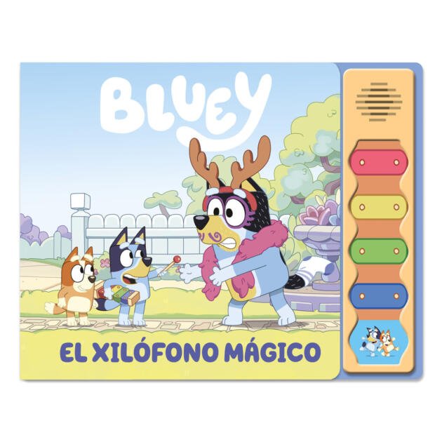 Bluey. Libro con sonidos - El Xilófono Mágico (edición en español)