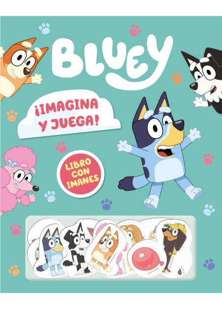 Bluey. Libro juguete - ¡Imagina y juega! Libro con imanes