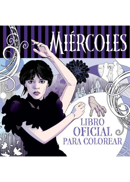 Miércoles Addams. Libro oficial para colorear
