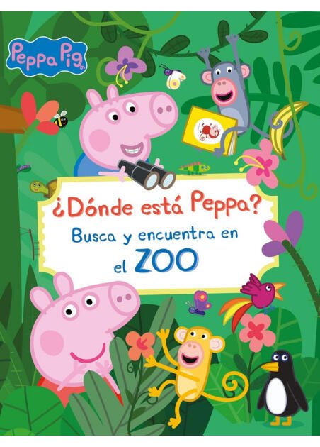 Peppa Pig. Libro juguete - ¿Dónde está Peppa? Busca y encuentra en el zoo