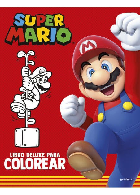 Super Mario - Libro deluxe para colorear