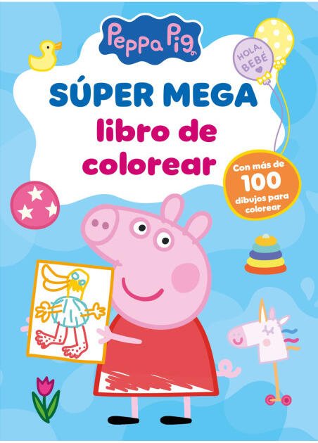 Súper mega libro de colorear (Peppa Pig. Actividades)