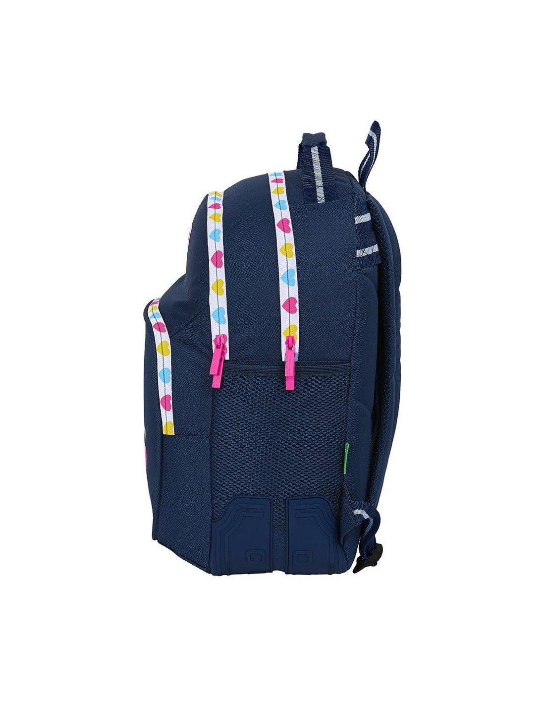 Mochila 42cm doble Benetton Love adaptable a carro - Imagen 3