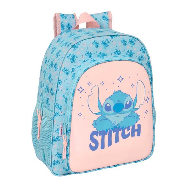MOCHILA JUNIOR ADAPT.CARRO STITCH "OHANA"  | Mochila Disney Adaptable a Carro
