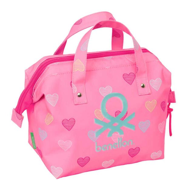 Bolsa Organizadora de Viaje Corazones con Cremallera | NECESER CON ASAS BENETTON "HEART"
