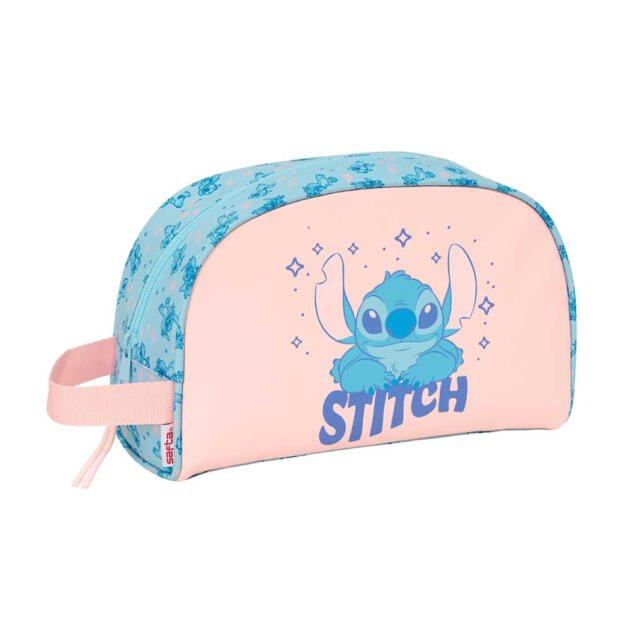 NECESER STITCH "OHANA" | Bolsa Aseo Escolar Stitch Disney Adaptable a Carro