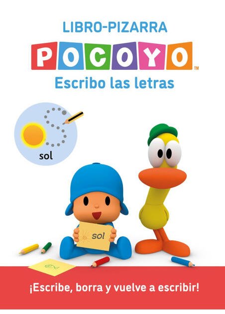 Pocoyó. Lectoescritura - Escribo las letras (Libro-pizarra)