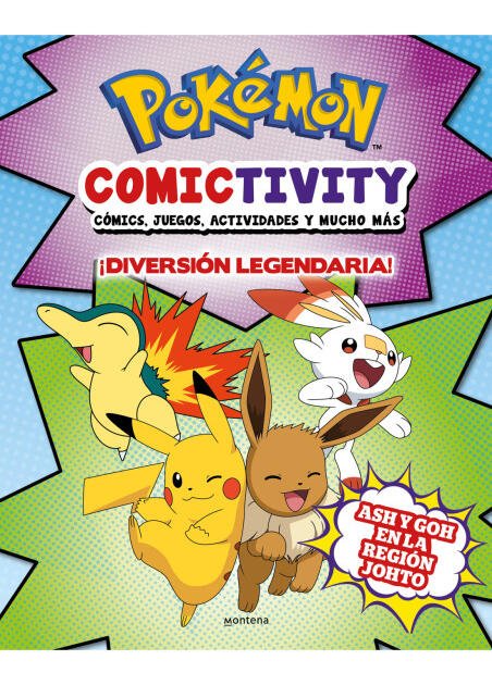 Pokémon Comictivity - ¡Diversión legendaria! Ash y Goh en la Región Johto