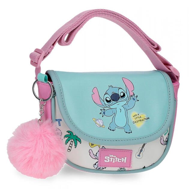 Bandolera Stitch Pequeña Little Destruction | Bolso Infantil Disney