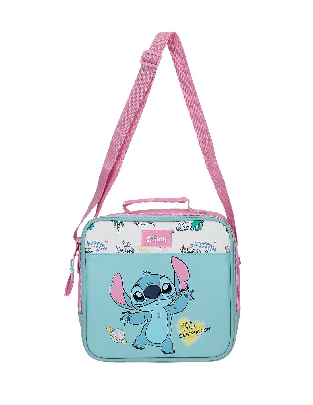 Neceser Bandolera Stitch Little Destruction | Bolso Escolar Disney - Imagen 8