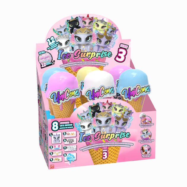 UniCones Ice Surprise Serie 3 – Helado Sorpresa con Unicornio Coleccionable