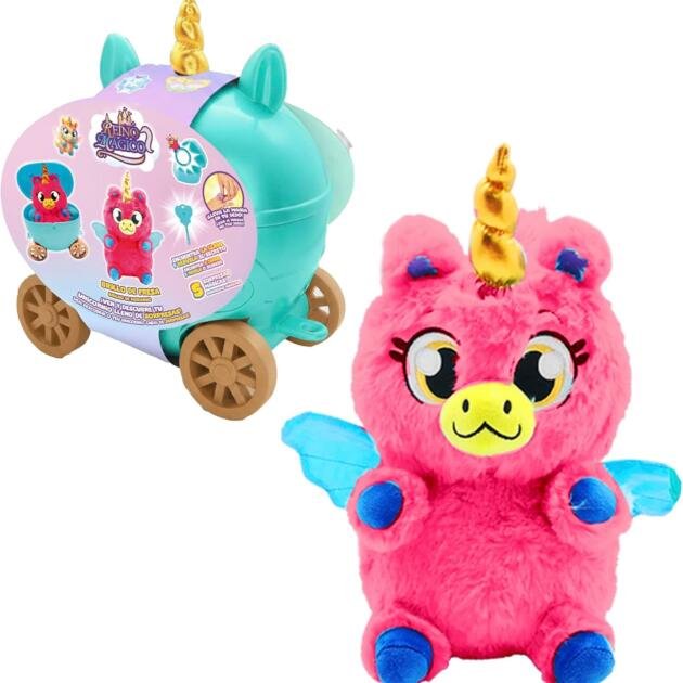 Unicornio Sorpresa con Carroza Mágica y Accesorios