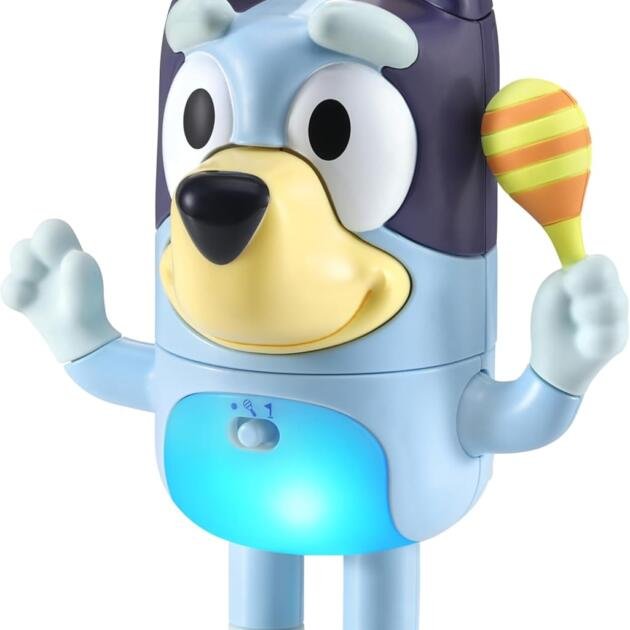 VTech ¡Muévete con Bluey! Juguete Interactivo con Luces, Sonidos y Movimientos