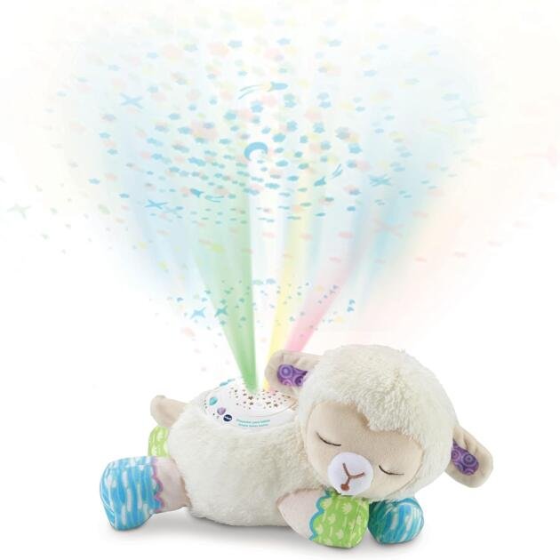 VTech Baby Ovejita Dulces Sueños | Peluche Proyector Musical para Bebés con Luz Nocturna, Historias y Melodías Relajantes
