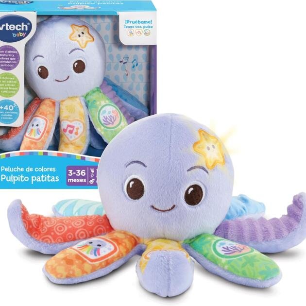 Peluche de Colores. Pulpito Patitas